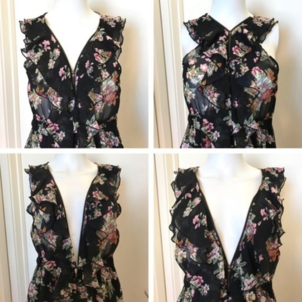 NEEDLE & THREAD Zipper Ruffle Dress - Picture 2 of 8
